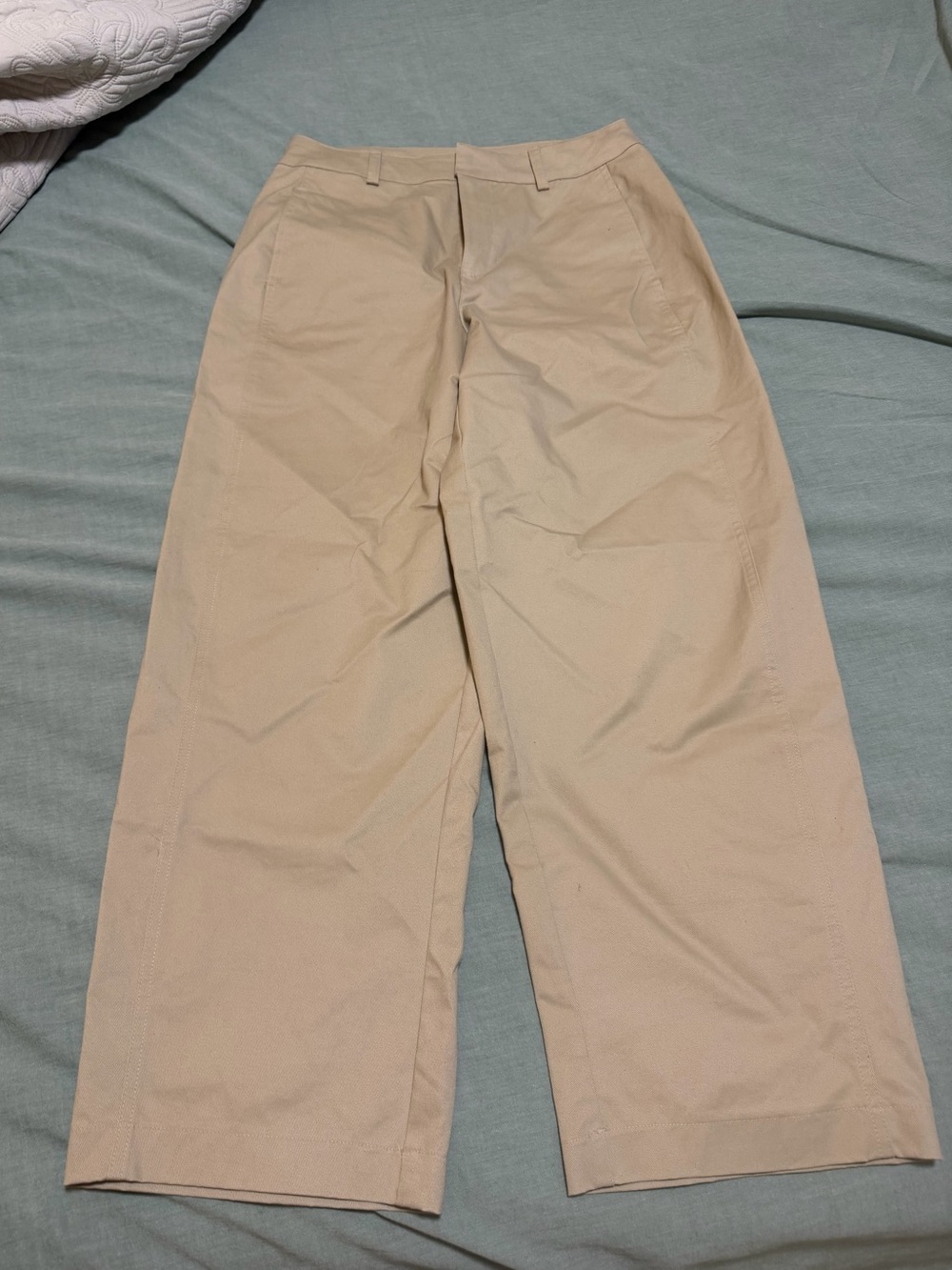 Beige Cargo Pants